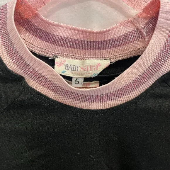 Baby Sara Girls Tulle Tutu Dress Bundle – Nordstrom Brand – Size 5 Black & Pink - Picture 3 of 5